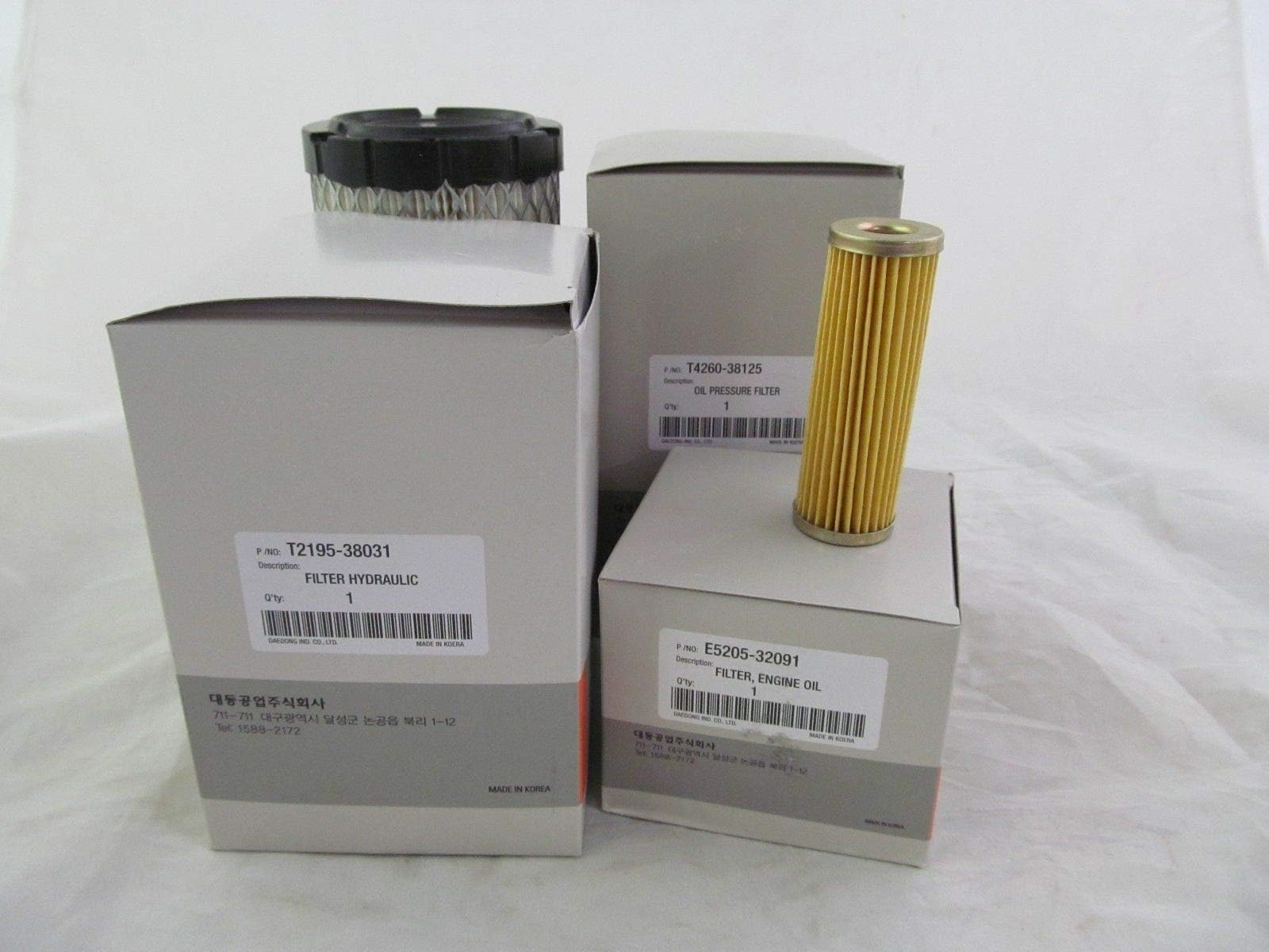 KIOTI TRACTOR Parts CK20H CK20HS HST Service Filters KIT