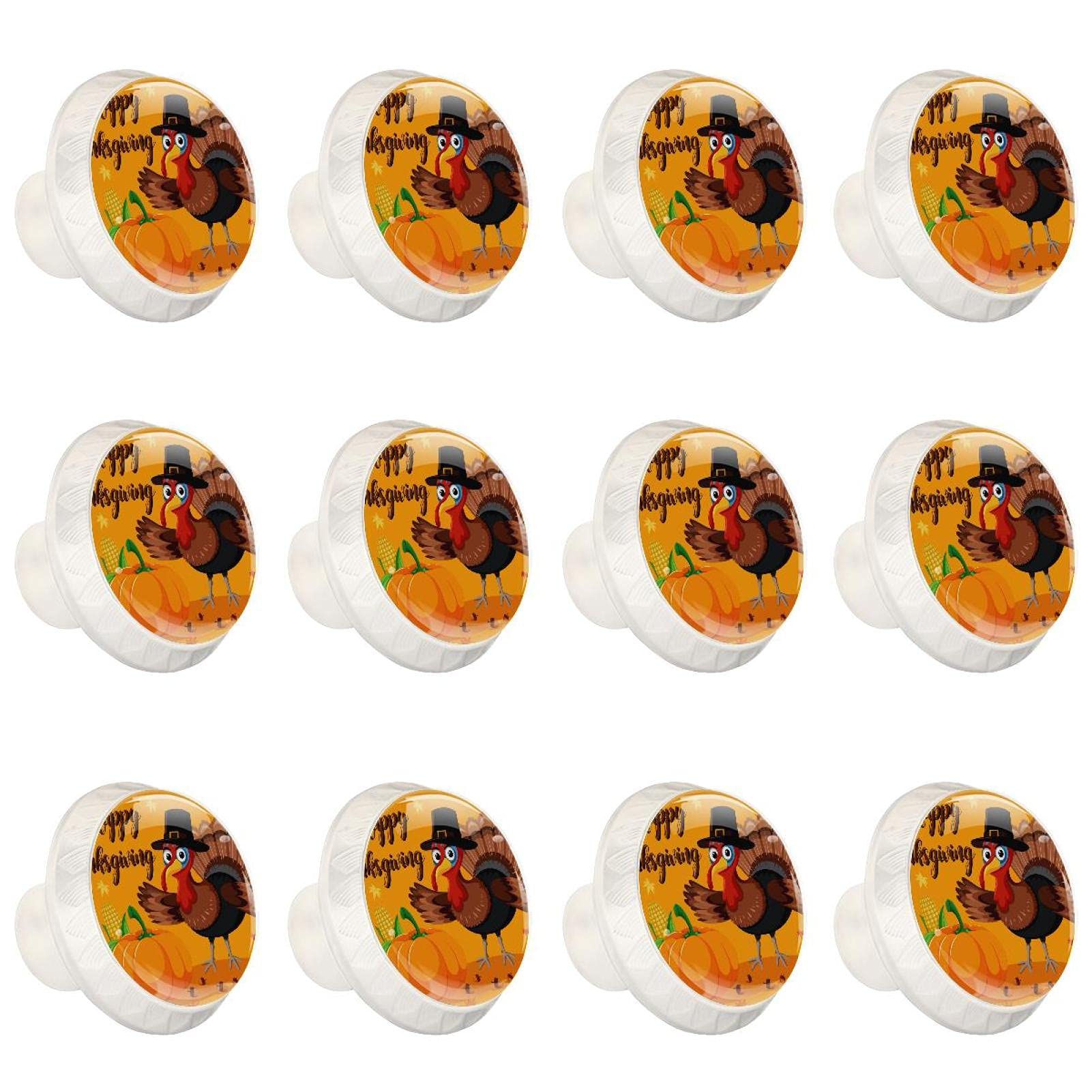 Boutons d'armoires de cuisine Thanksgiving, le coffret de 12 poignées idéal à offrir à vos proches