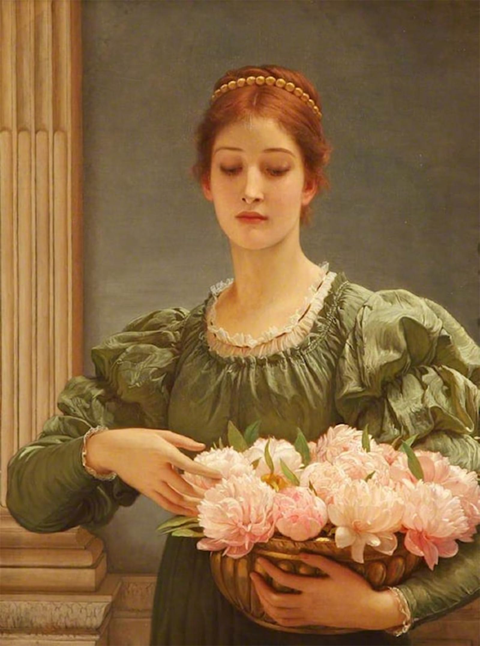 POSTERIIk Famous Print Pop Art Wall Art Graffiti Peonies by Charles Edward Perugini Art Prints for Home Decor 60x90cm
