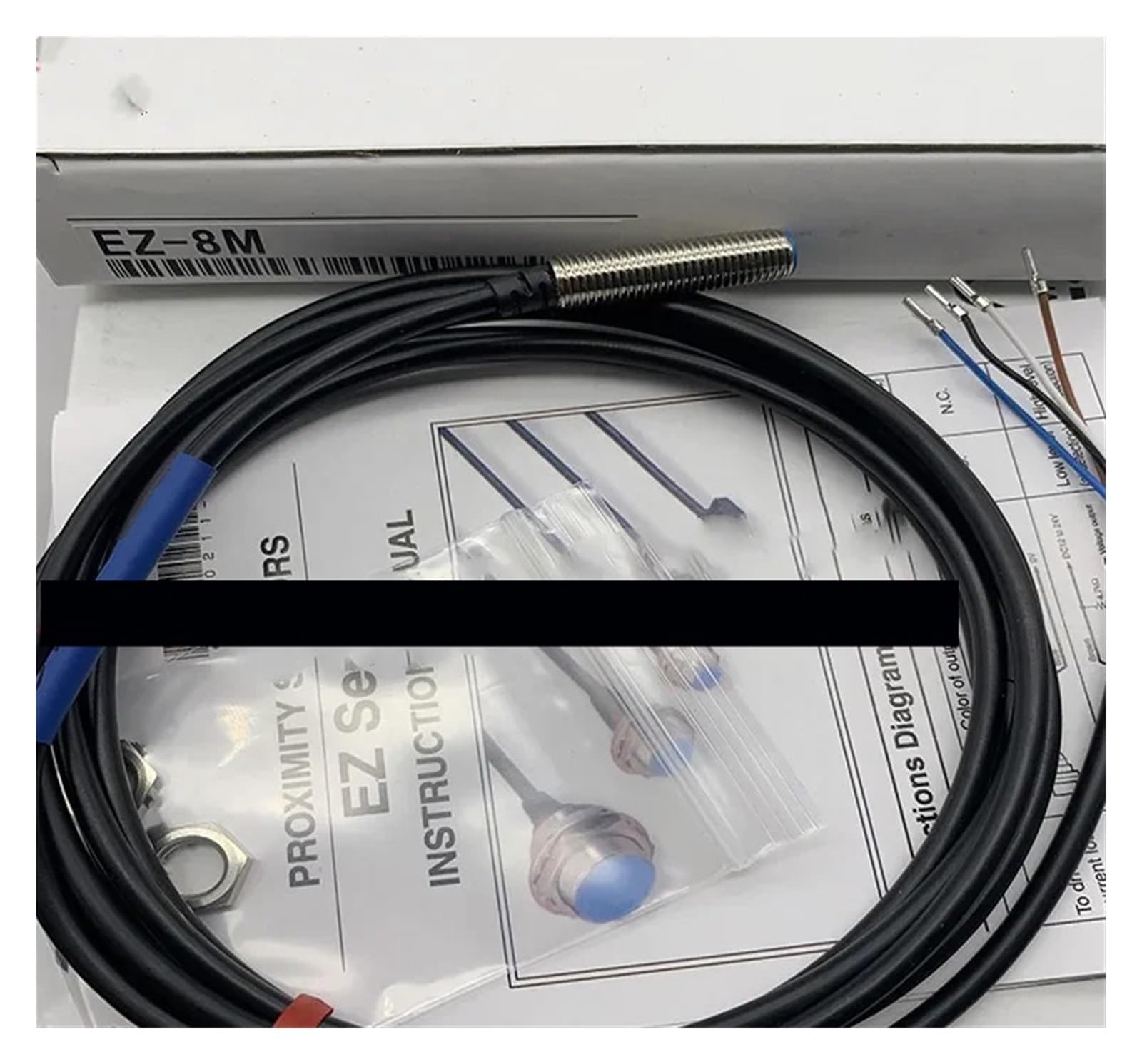 BALYDLUL 2pcs Proximity switch EZ-8M EZ-12M EZ-18M EZ-30M EZ-18T(EZ-18T)