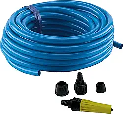 Force line - Mangueira jardim slim lisa azul 20m engat+esguicho