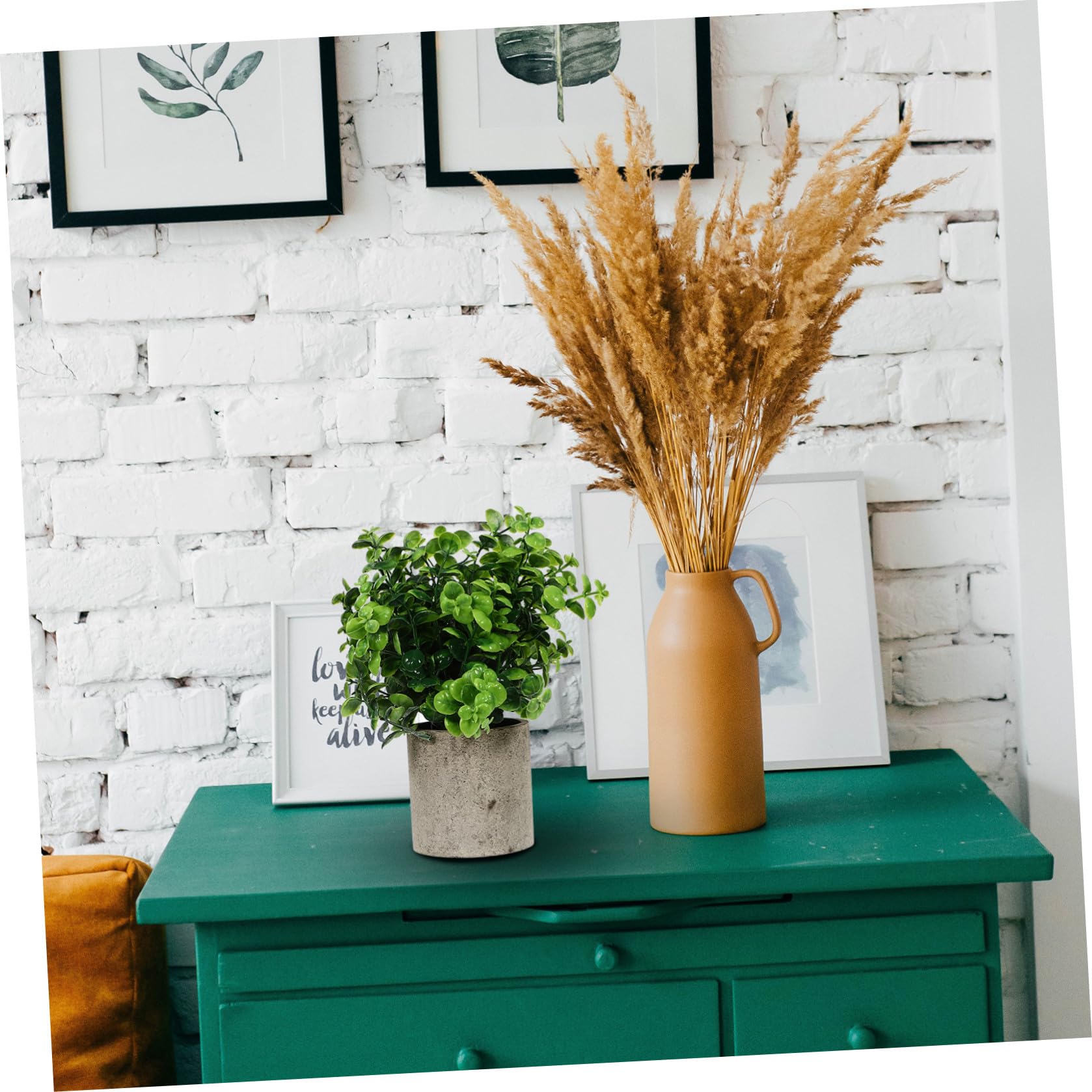 LIFKOME 3piezas Adorno Artificial De Bonsái De Eucalipto y Planta Simulada Maceta De Decoración De Escritorio Fácil De Cuidar y Limpiar