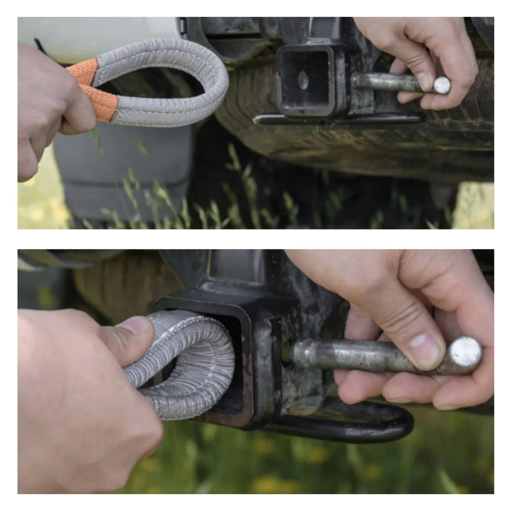 Anhänger Kupplung Stift 5/8 Clip - Kompatibel mit 2 | Starker 5/8-Zoll Stift aus Stahl mit Clip passt für 2-Zoll Empfänger, verzinkt gegen Rost. Praktisches 10er Set mit Clips.