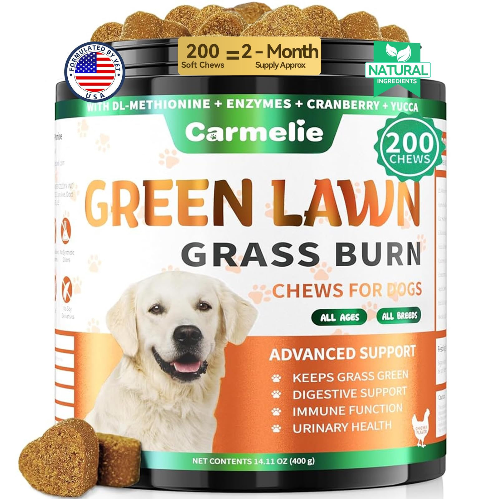 Carmelie Grass Burn Spot Chews
