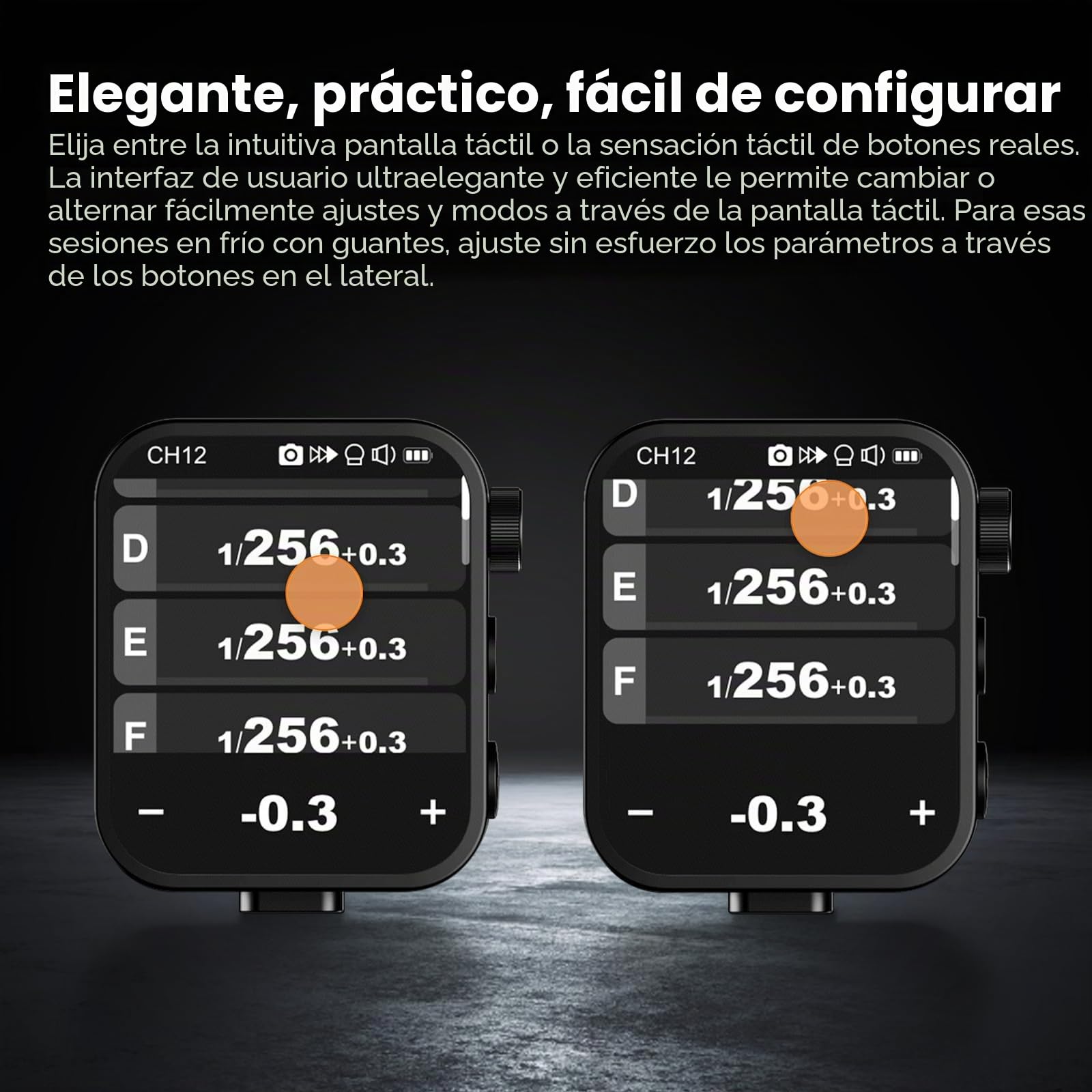 Godox X3S X3-S Disparador para Sony, 2.4G inalámbrico TTL OLED con Pantalla Táctil Transmisor de Flash, X3 Disparador de Flash Built-in Batería de Litio(Xpro-S/XProII-S Versión Mejorada)