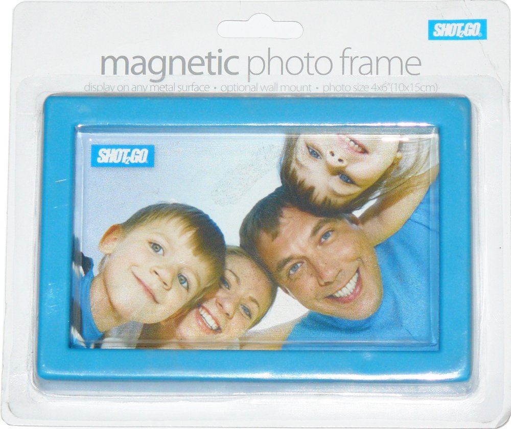 Magnetic Rubber Photo Frame 4x6" (10x15cm) (Blue Colour 4x6)