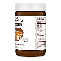 Vista 2 de Justin's Chocolate con avellanas y mantequilla de almendras, cacao orgánico, sin revuelta, sin gluten, de origen responsable, tarro de 16 onzas