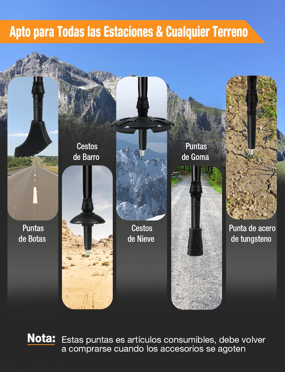 Glymnis Bastones Trekking de Fibra de Carbon Bastones Senderismo Ultra Ligero Telescopicos 2pcs Ajustable 65cm~130cm Mango de Corcho y EVA para Senderismo Alpinismo Trail Viaje Correr Acampar