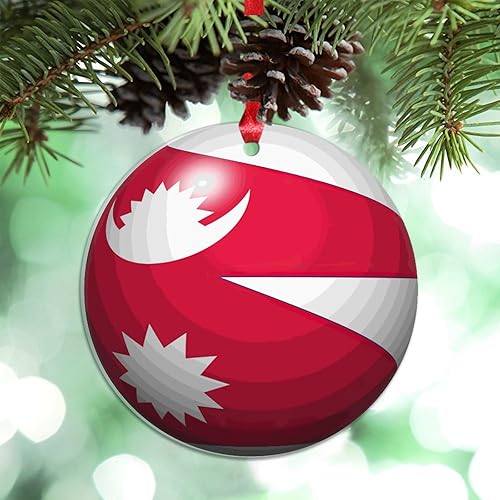 Miniatura 8 de The Flag of Philippines - Adorno de Navidad personalizado 2023, adornos de bola 3D falsos para árboles de Navidad, acrílico país, ciudad, recuerdo,