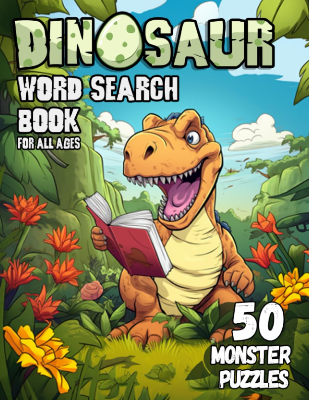 Dinosaur Word Search Book for All Ages: Puzzle Book for all dino enthusiasts