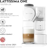 Nespresso De'Longhi Machine à café Lattissima One Blanche, 19 Bars + Kit de Bienvenue, Design Compact, Expresso, Lungo et Recettes Lactées, Arrêt Automatique, EN510.W - 3