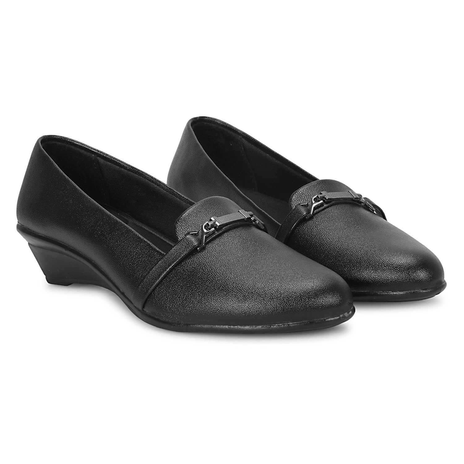 Comfortable Wedges Formal Shoes for Women | Slip-On Soft Sole Ladies Office Wear Bellies | Cushioned Lightweight Pump Shoes for Girls & Women, Corporate Casual Work Wear Footwear-image-33