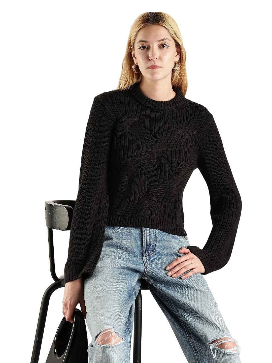 calvin klein jeans Regular Fit Cotton Crew Neck Sweater-picture-55