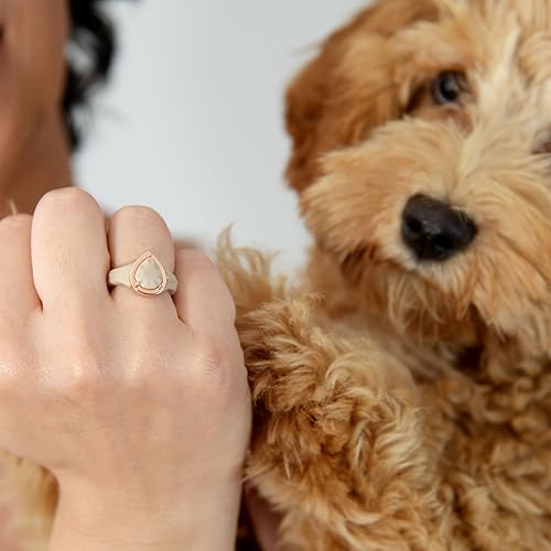 Miniatura 8 de Rinfit Anillos de silicona para mujer, anillos de compromiso o promesa para ella, alianzas de boda de silicona para mujer, pera de silicona con