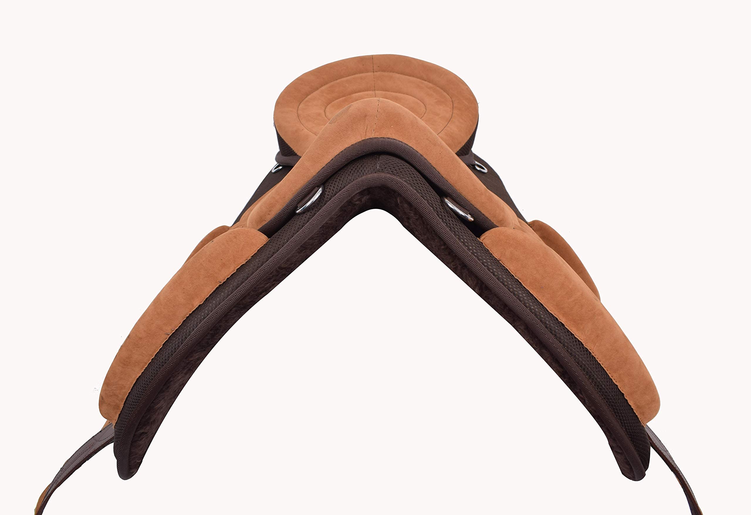 Selle Western Synthétique Sans Arbres FREEMAX - Taille 16" - Noir