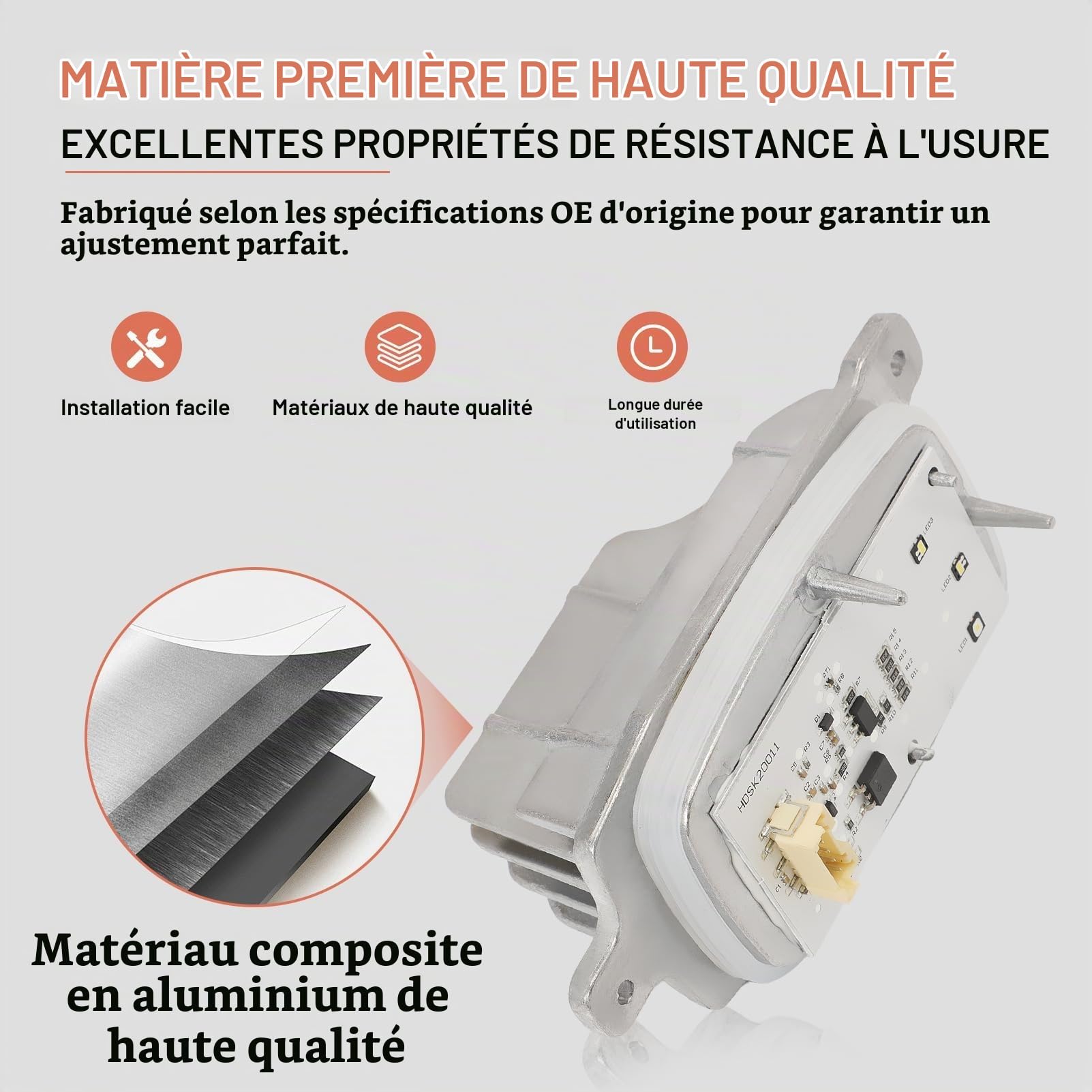 Module D'éclairage Jour Ballast Phare Xénon Megane 4 285759447R