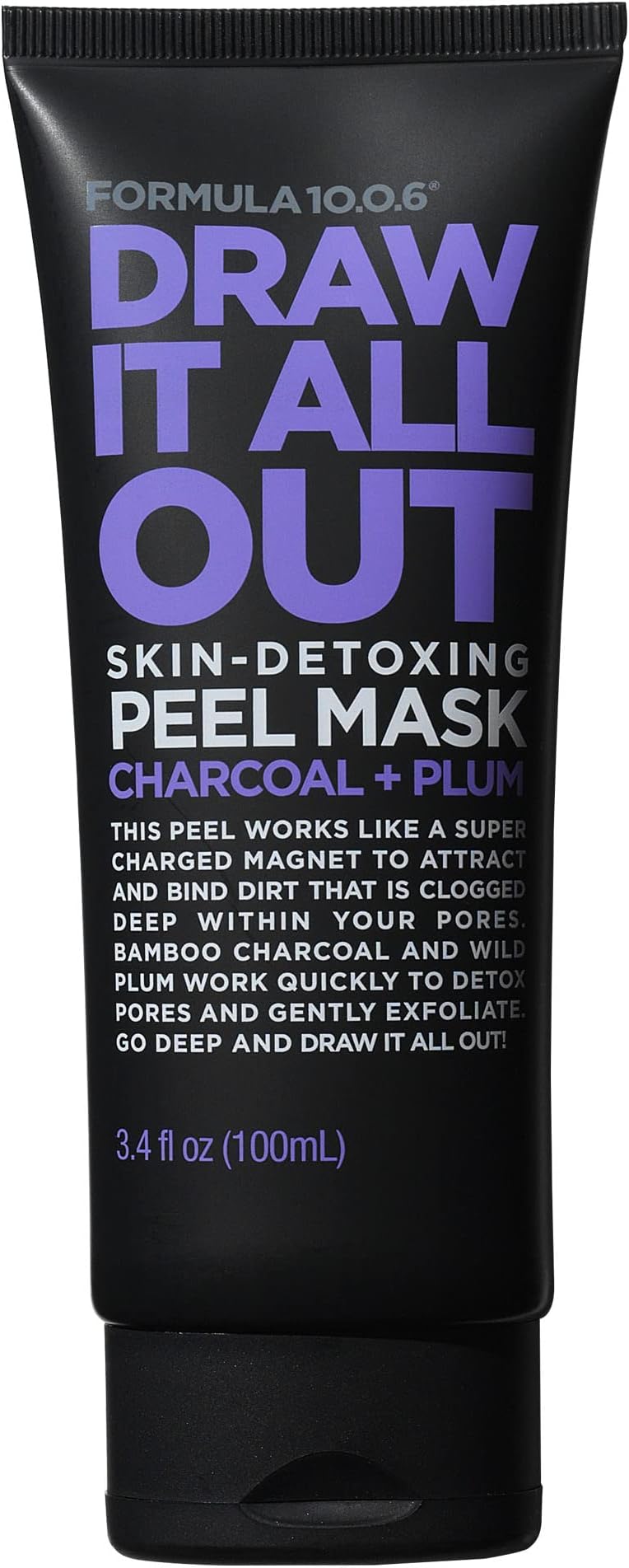 FORMULA 10.0.6 - Draw It All Out Skin-Detoxing Charcoal Peel Mask 3.4 fl oz (100ml)