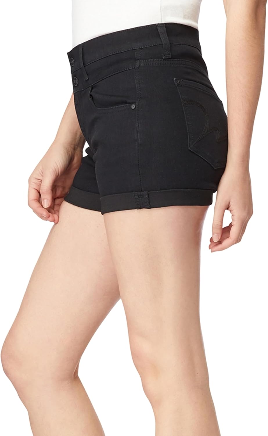 WallFlower Jeans Sassy Denim Shorts for Women High-Rise Insta Soft Juniors (Standard and Plus), Sizes 0 to 24 - Image 2