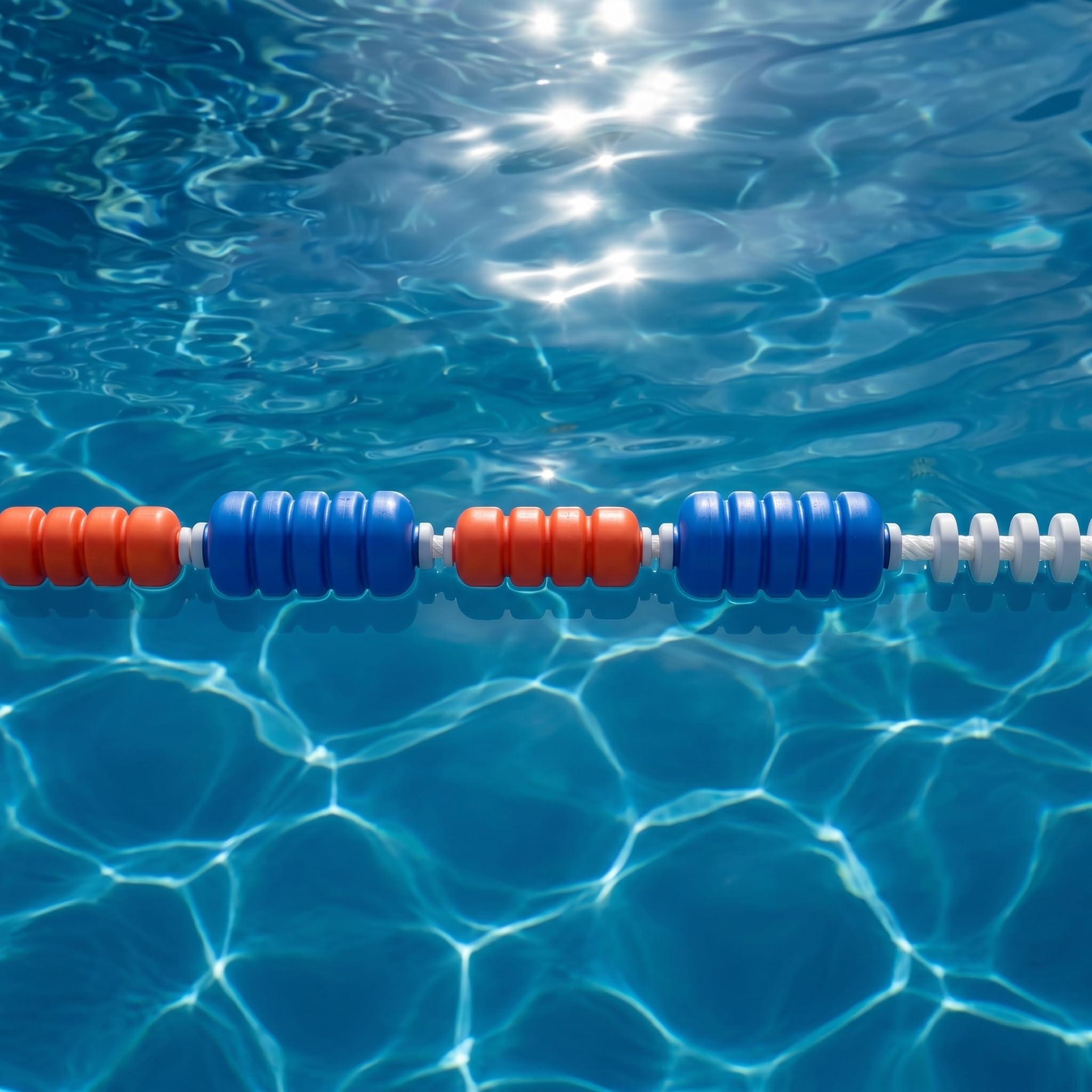 Corde De Sécurité pour Piscine - Barrière Spirale Flottante pour Une Utilisation Intérieure/extérieure, Empêche Laccès Aux Zones Dangereuses, Diameter 9cm 6m/19.68ft