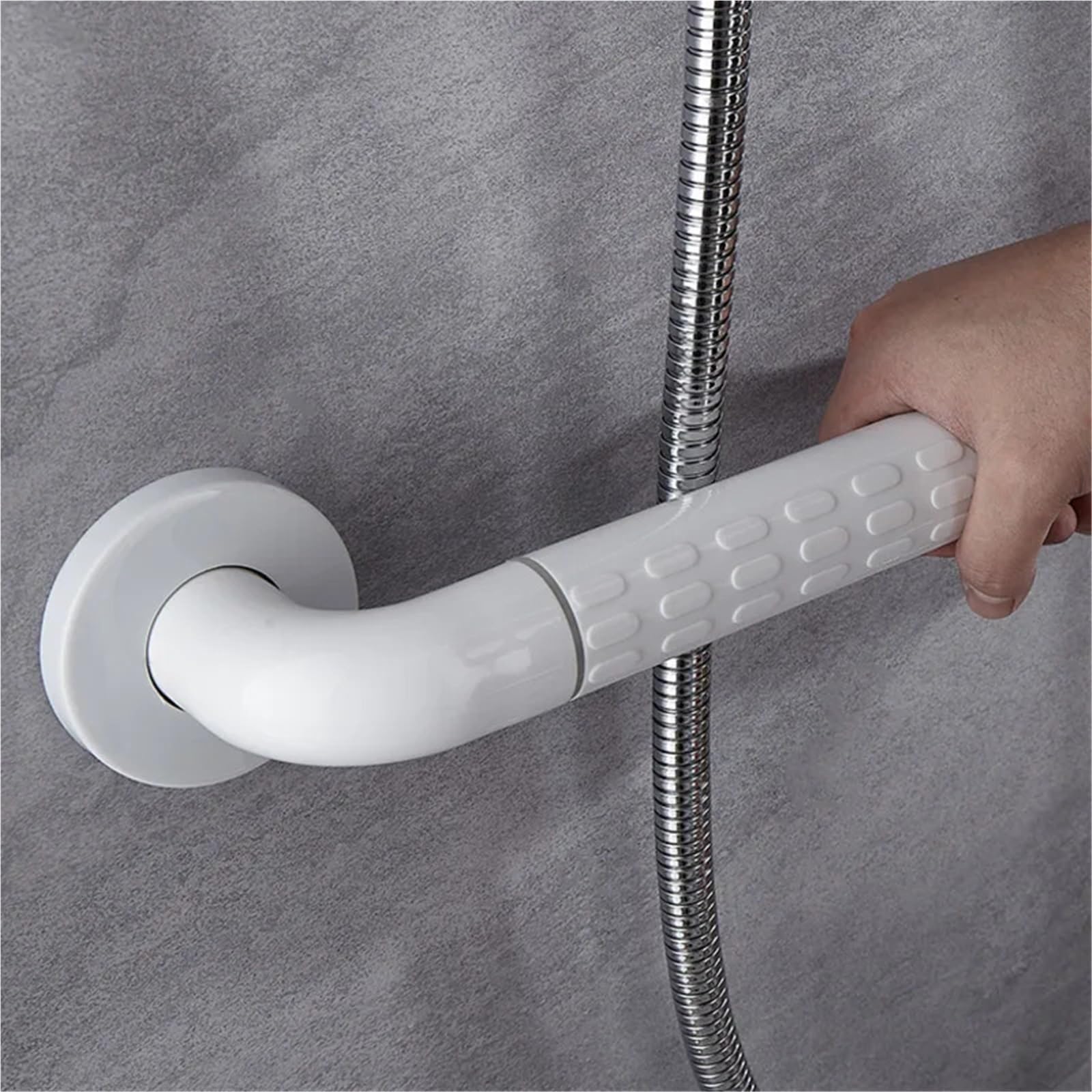 Barras de Apoyo para baños Asa de baño para Personas Mayores, Ajustable, Tipo T, para Inodoro, Segura, Antideslizante, Tipo L(- Yellow 60 x 80cm)