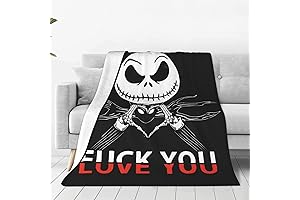 LEGO Jack Skellington The Nightmare Before Christmas Jack Super Soft Throw Blanket
