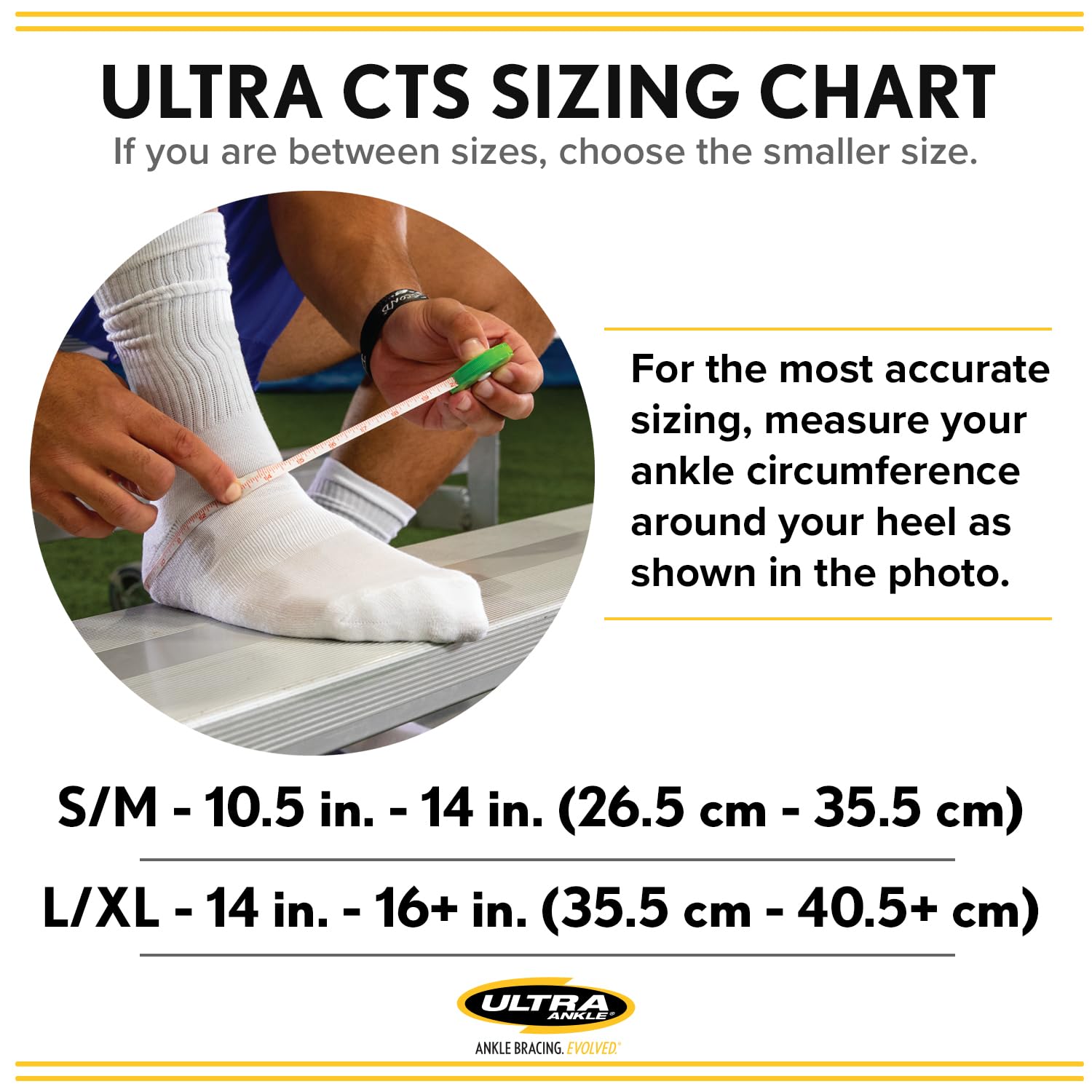 Ultra cts (sistema de tratamiento de Custom) Ankle Brace para agudo de tobillo lesiones _ tratar y rehabilitar bajo y alto tobillo lesiones y retorno a la actividad rápidamente - Ultra CTS S/M, Negro