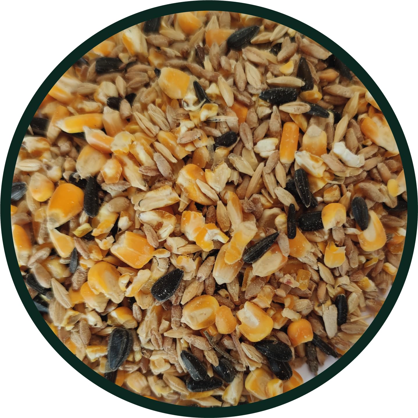 Mix. 20 KG. Mezcla de Cereales con MAIZ Partido Y Pipa DE Girasol para gallinas ponedoras y Aves en General