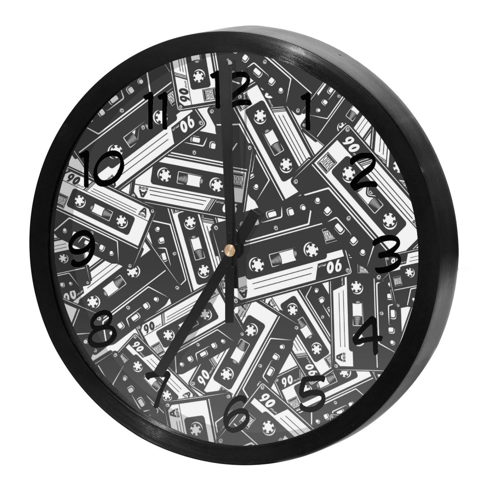 Horloge murale silencieuse à quartz pour chambre sans bruit de tic-tac