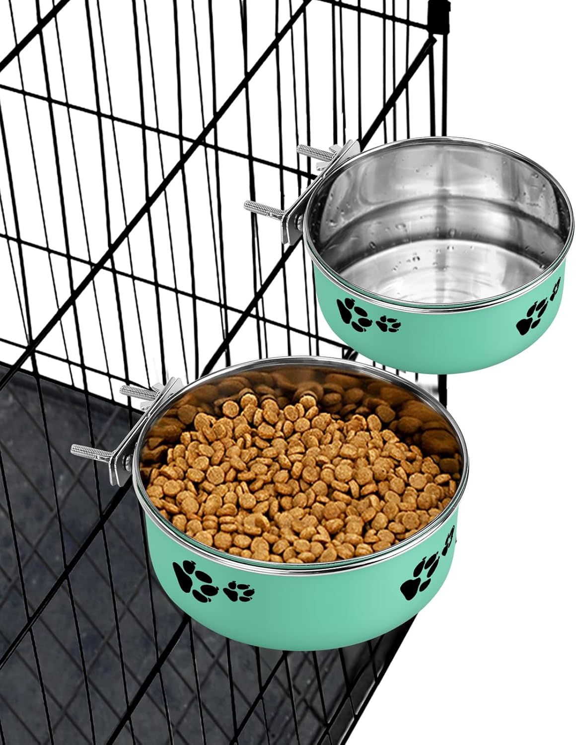 SubClap Kennel Water Bowl, No Spill and Detachable Dog