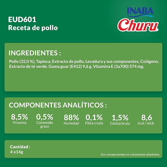 Foto 7 de 7 de INABA Churu Perros - Receta Saludable de Pollo - Golosinas para Dar de Comer con la Mano