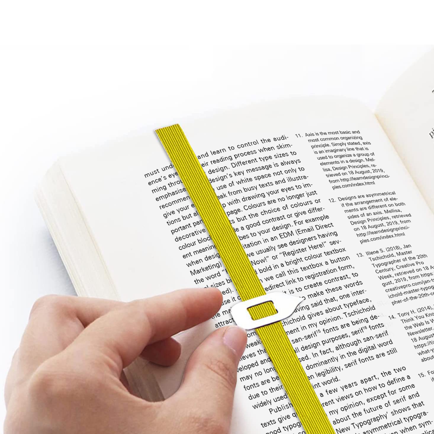 Angju Elastic Bookmark - Perfect for Any Book - Book Markers for Women & Men - Don't Lose Your Mark