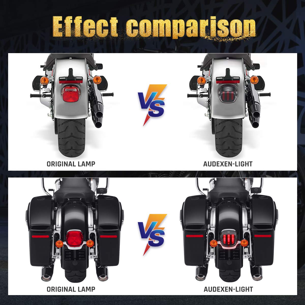 Tail Light [Eagle Claw Design] DOT Approved Brake Running Lights