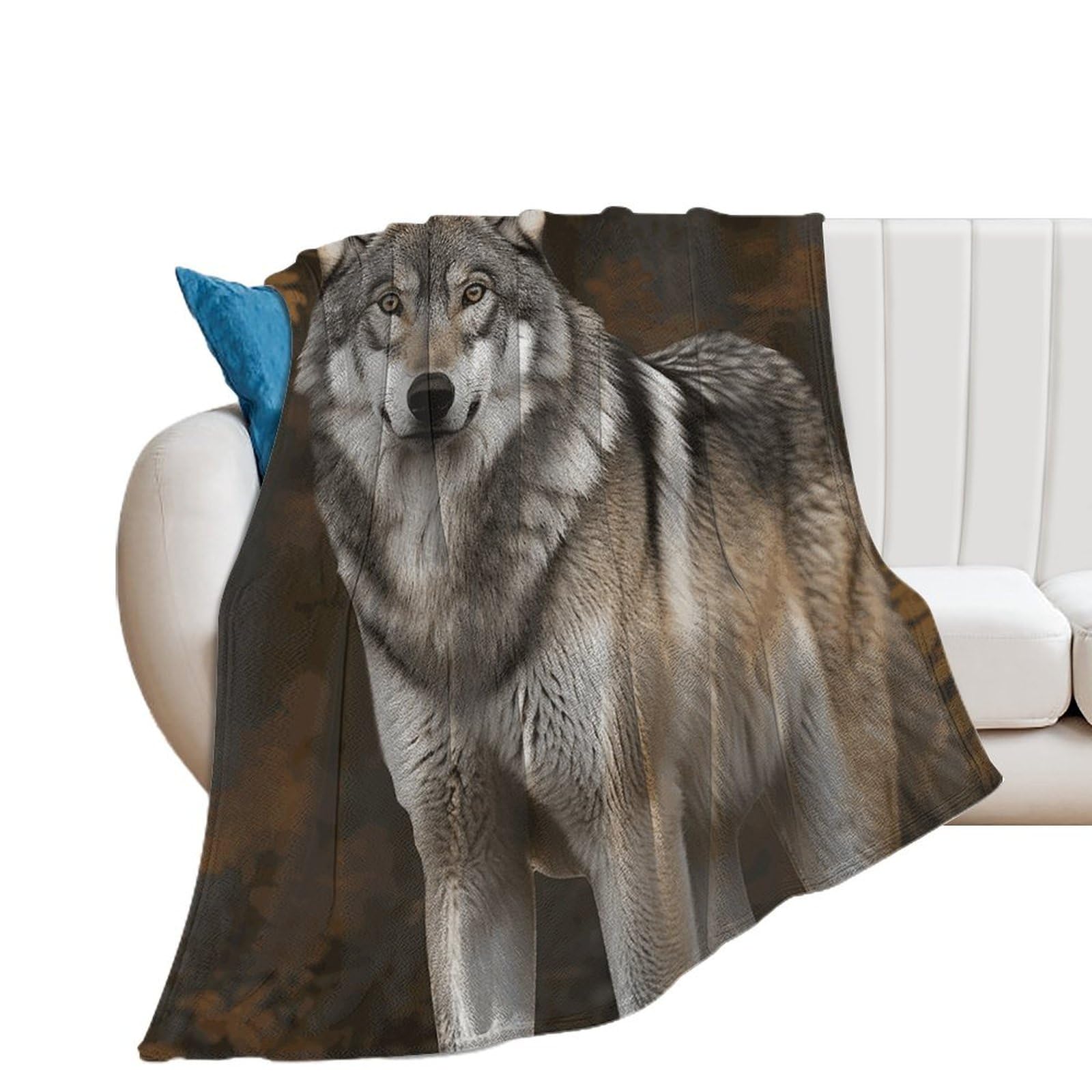 Couverture microfibre grand lit contre le froid hivernal