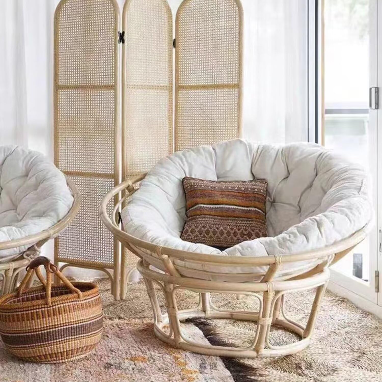 Copertura Impermeabile Per Poltrona Papasan - In Tessuto Oxford 500D - Antivento E Durevole Per Esterni