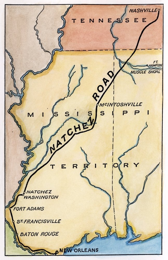 Buy Natchez Trace 1816 N Of The Natchez Road Constructed In The Early