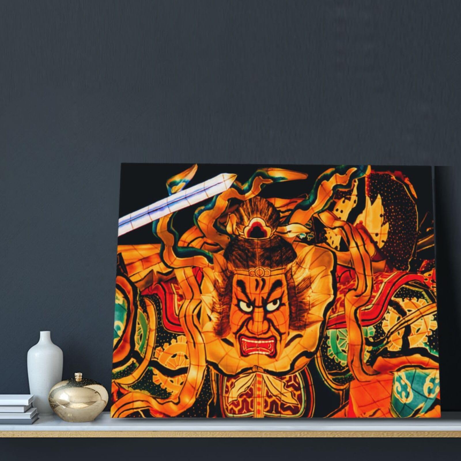 Amazon.co.jp: 青森県ねぶた祭り アートパネル 装飾画 部屋飾り 絵画
