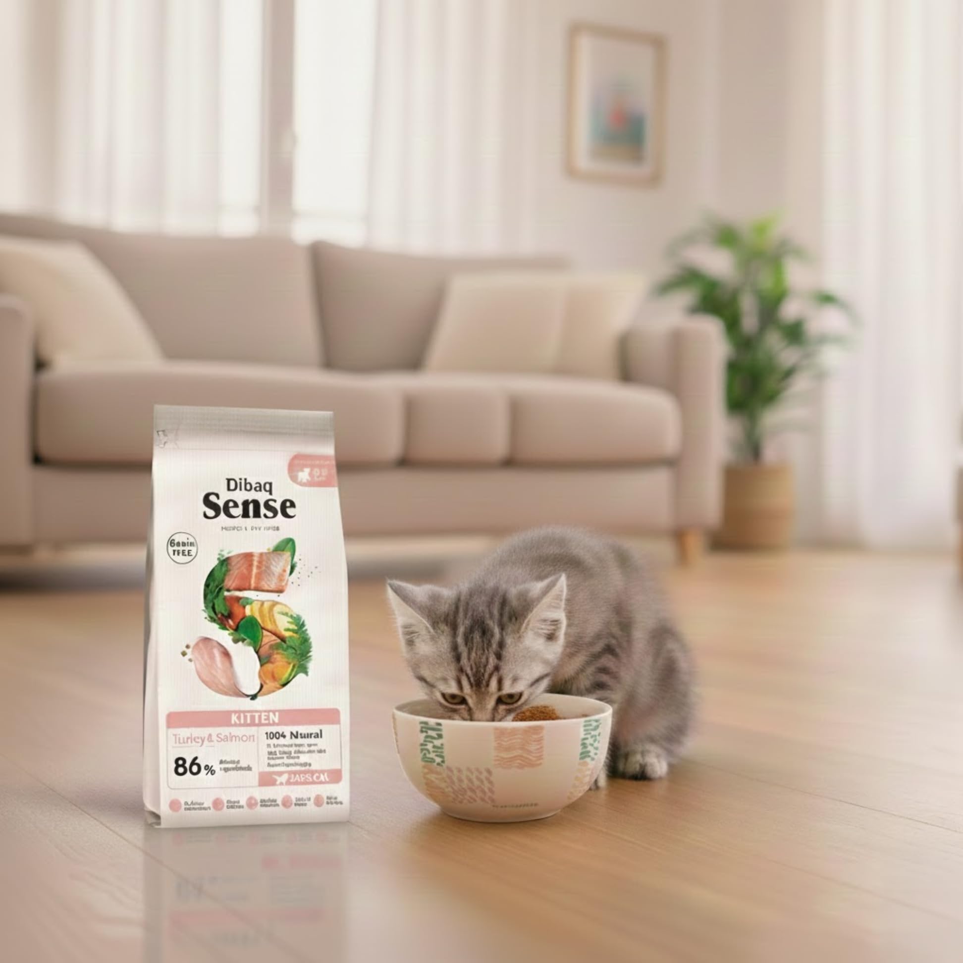 Dibaq Sense sans Céréales Chaton, 6 kg