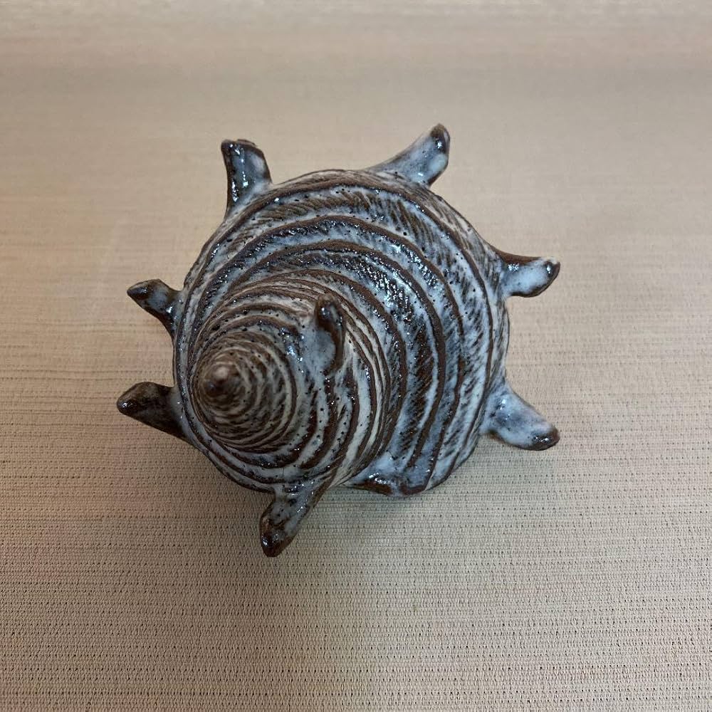 サザエ　置物　唐津焼　「中野陶痴」作N o23 Amazon.co.jp: サザエ 置物 唐津焼 「中野陶痴」作N o23 : Home