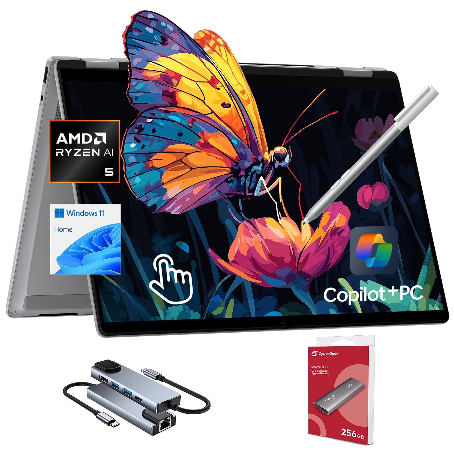 Amazon.com: HP OmniBook X Flip Copilot+ PC Laptop Computer, 2-in-1