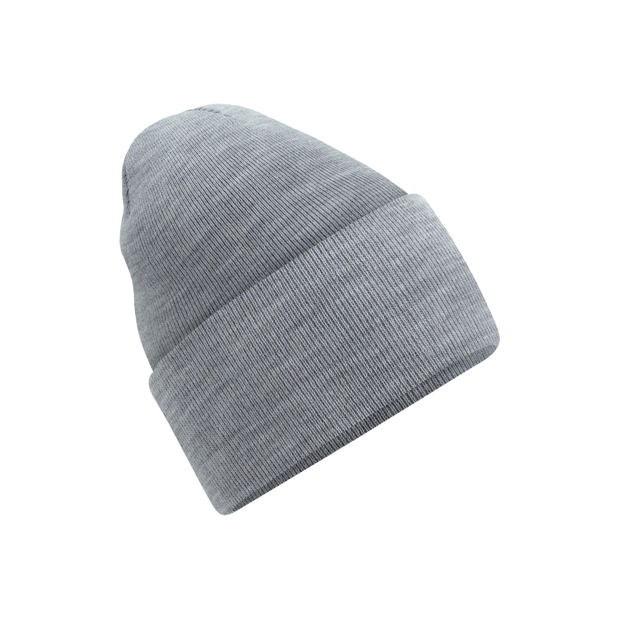 Beechfield - Original Deep Cuffed Design Beanie - Double Layer Knit - Ash