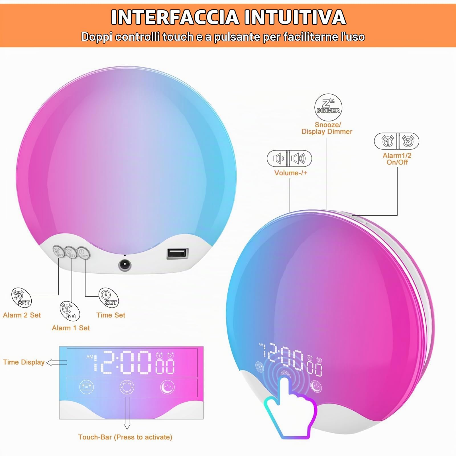 Cadrim Sveglia luminosa — immagine 6 di 8