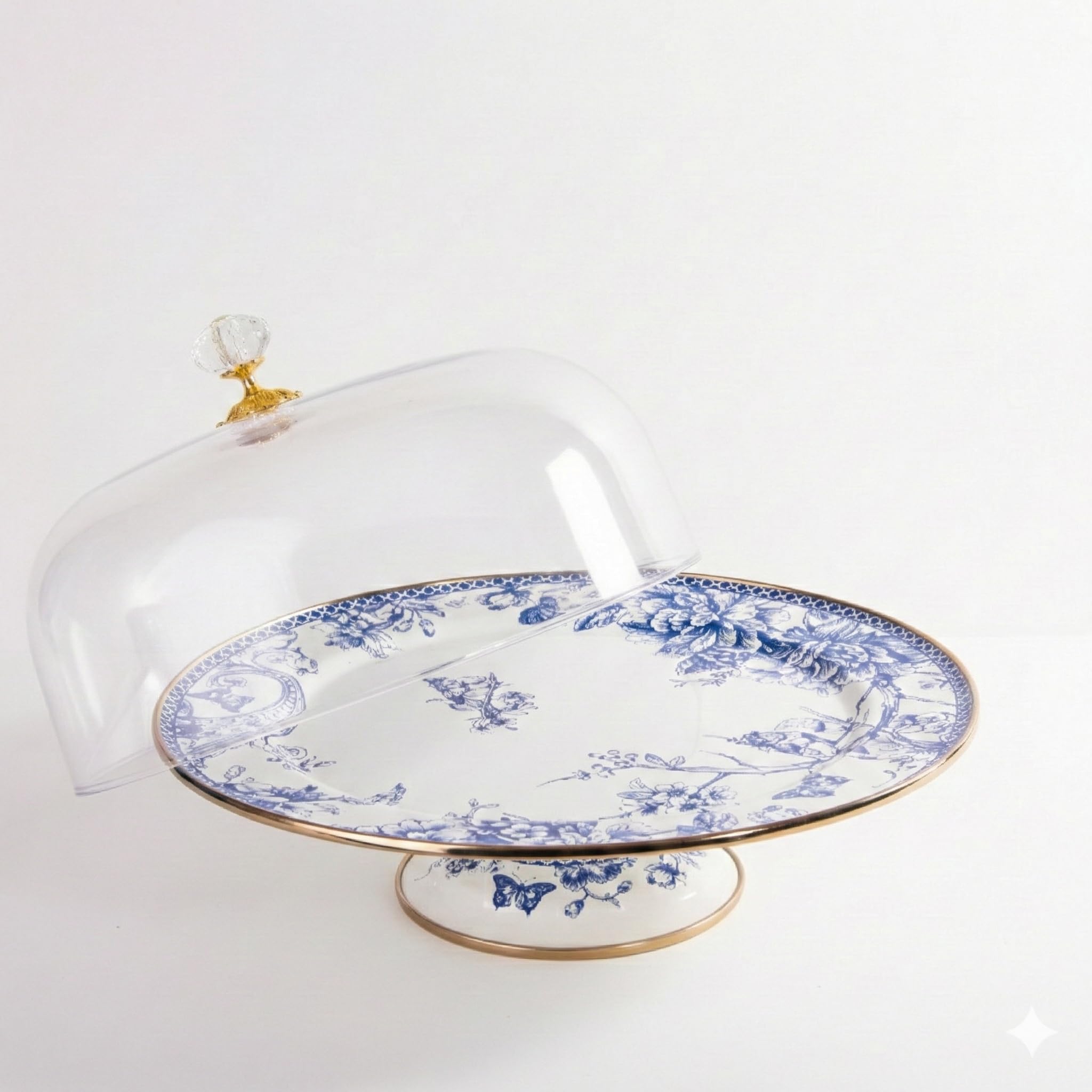Présentoir à gâteaux pour vos goûters chic de style floral