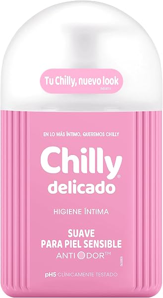 Chilly Delicado, Gel de Higiene Íntima, Fórmula Suave, 250ml - 1