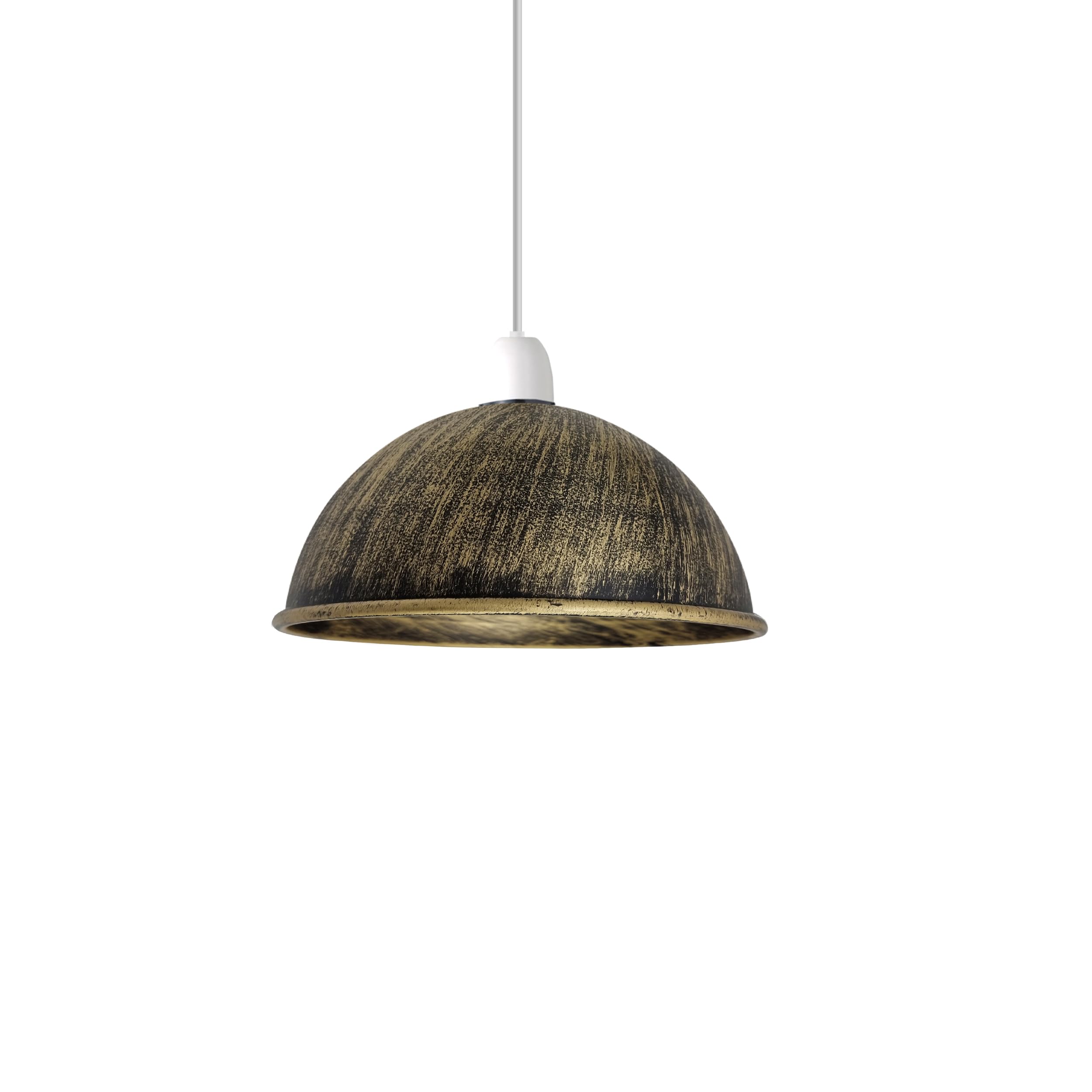 LEDSone Industrial Dome Pendant 21cm-Lampshade Metal Ceiling Light Shade Easy Fit for Kitchen, Living Room, Dining Room, Hallway, Restaurant and Café — image 1