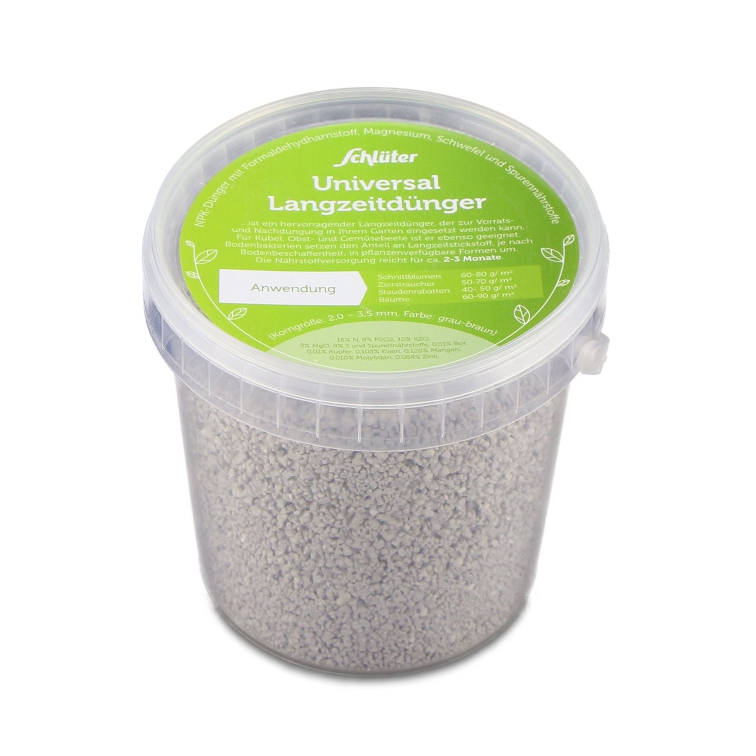 Universaldnger NPK-Dnger mit Eisen, Stickstoff, Langzeitdnger fr  Blumen, Garten- und Balkon-Pflanzen - 1 kg Pflanzendnger von Garten  Schlter : Amazon.de: Garten