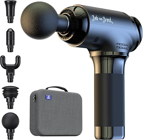 BOB AND BRAD Pistola de masaje T2, pistola de masaje muscular de percusión de tejido profundo para espalda y cuello, batería mejorada de 4000 mAh,