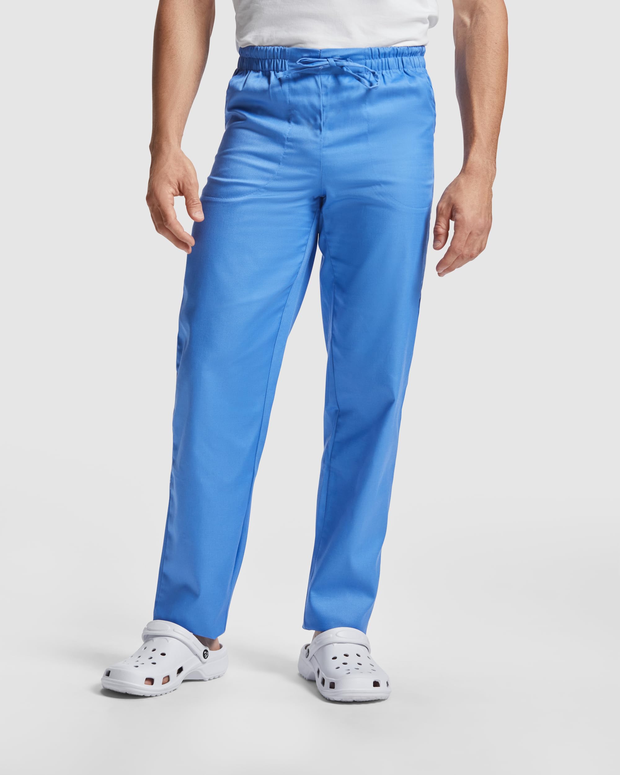 ROLY Uniforme Sanitario Unisex, Casaca Sanitaria, Pijama Sanitario Mujer, Uniforme Limpieza, Ropa de Trabajo, Pijama Enfermera Mujer (FR/ES, Letras, S, Regular, Regular, 4, ROSETÓN 78)