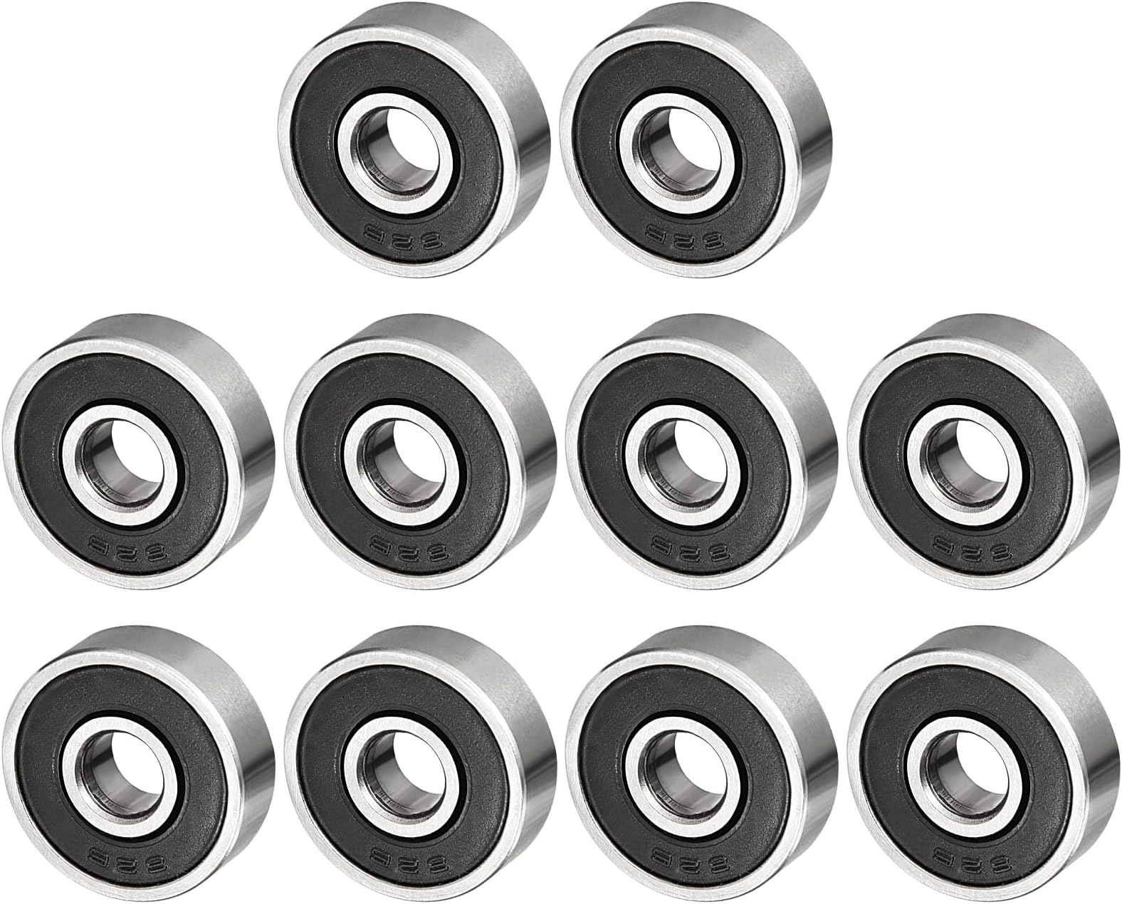 2pz Cuscinetti A Sfere 626-2RS 6x19x6mm - Acciaio Cromato, Doppio Sigillato - Per Macchine E Utensili - Foto 12