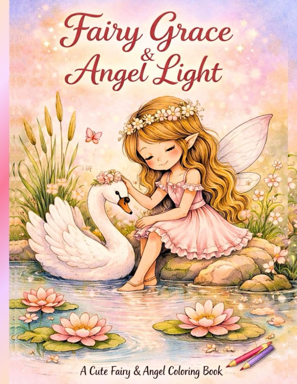 Fairy Grace & Angel Light: Magical Fairies, Sweet Angels & Easy Coloring Adventure Pages for Kids