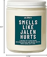 Vista 25 de CE Craft - Vela de Victoria de los Raiders - Regalo Temático de Fútbol (Cactus Bloom)